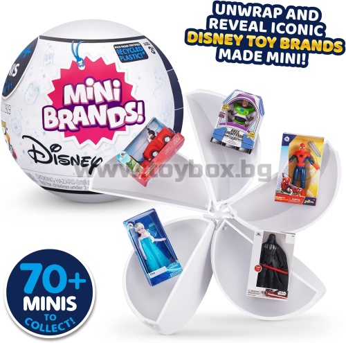 5 Surprise Mini Brands Disney Store Мини играчки изненада