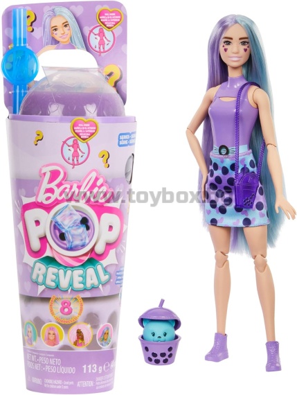 Кукла Barbie Pop Reveal серия Bubble Tea - с аромат Taro Milk