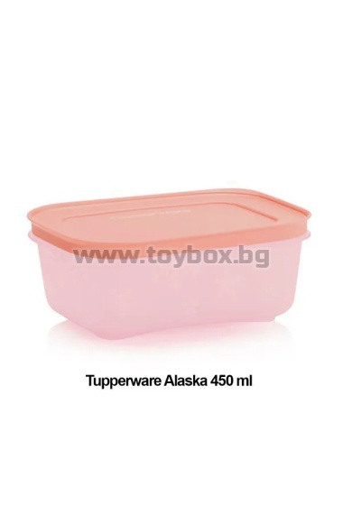 Tupperware -  Кутия за фризер 450мл , розова