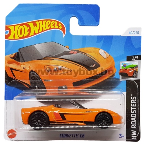 Метална количка Hot Wheels , Corvette C6