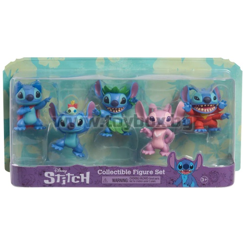 STITCH 5 фигури на Стич Collectable 