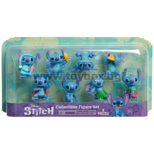 STITCH Комплект мини фигури на Стич - 8бр.