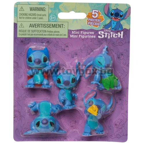 STITCH Комплект 5 мини фигури на Стич - Пикник