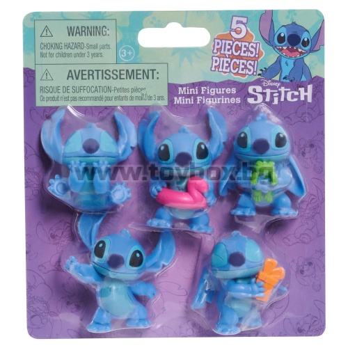 STITCH Комплект 5 мини фигури на Стич - Море