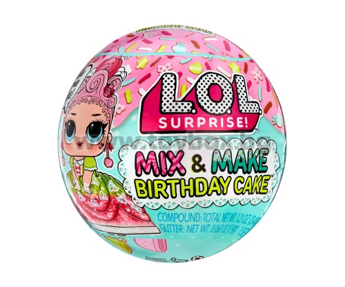 Кукла в сфера L.O.L. Surprise - Mix & Make Birthday Cake