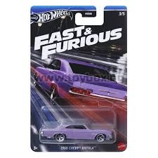 Метални колички Hot Wheels Fast and Furious, 1966 Chevy Impala