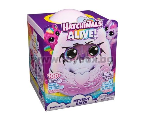 Hatchimals - Комплект яйце изненада: Pufficorn