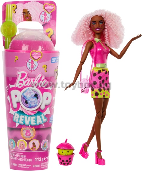 Кукла Barbie Pop Reveal серия Bubble Tea - с аромат Berry Bliss