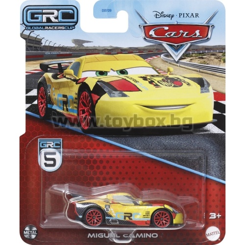 Метална количка Disney Pixar Cars GRC , Miguel Camino