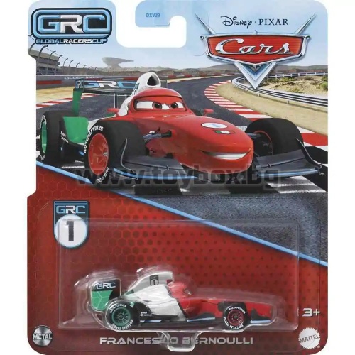 Метална количка Disney Pixar Cars GRC , Francesco Bernoulli