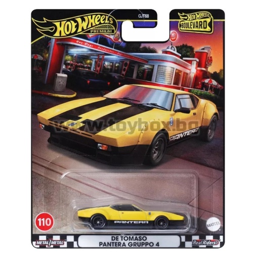 Метална количка Hot Wheels Premium  , De Tomaso Pantera Gruppo 4