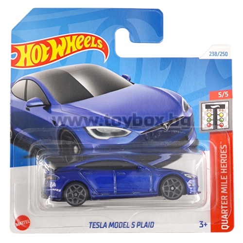 Метални колички Hot Wheels , Tesla Model S Plaid