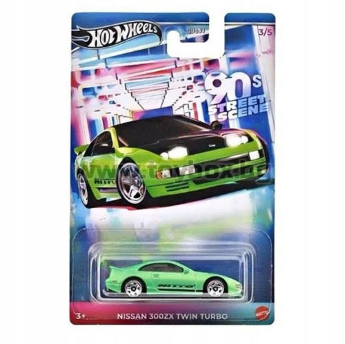 Метални колички Hot Wheels 90's Street Scene, Nissan 300ZX Twin Turbo