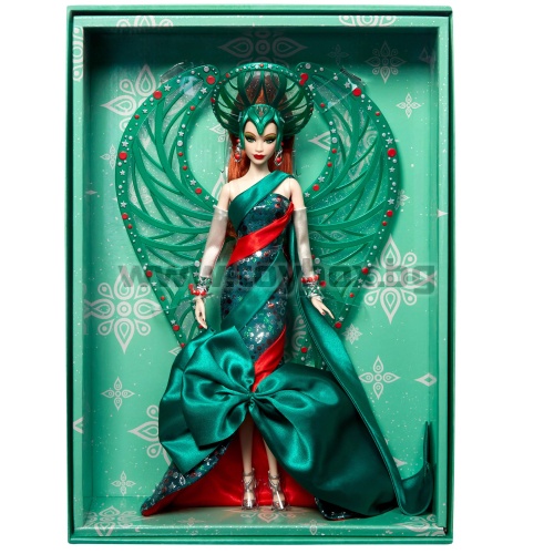 Колекционерска кукла Barbie празничен ангел x Bob Mackie 