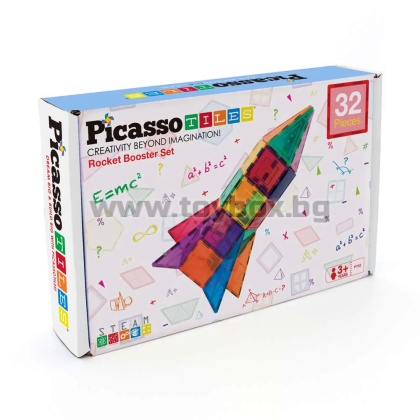 Picasso STEAM Магнитен конструктор Ракета 32 части