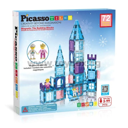 Picasso STEAM Магнитен конструктор Зимен дворец 72 части