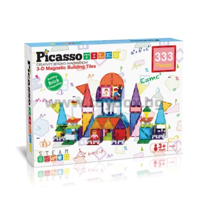 Picasso STEAM Магнитен конструктор 3D 333 части