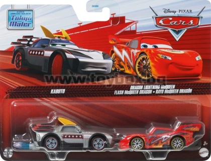  Двоен пакет Disney Pixar Cars : Dragon Lightning  McQueen & Kabuto