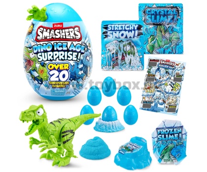Zuru Dino Smashers - Голямо яйце Дино Ice Age, асортимент