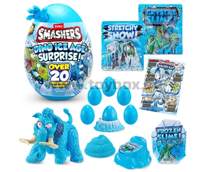 Zuru Dino Smashers - Голямо яйце Дино Ice Age, асортимент