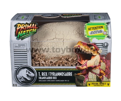 Primal Hatch - Интерактивен динозавър T-Rex в яйце