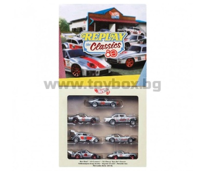 Hot Wheels - Комплект от 7 колички, 80 години Mattel