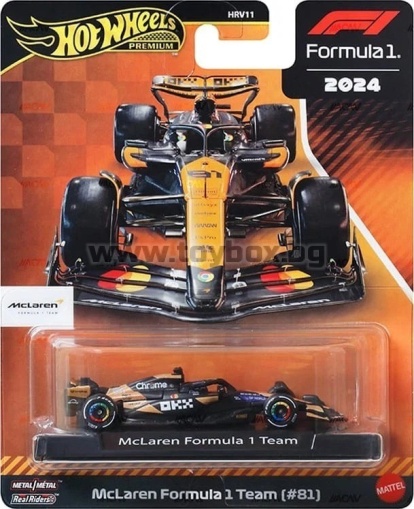 Метална количка Hot Wheels Formula 1 McLaren Formula 1 Team