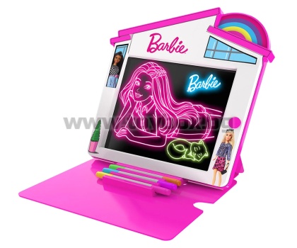 Светеща дъска за рисуване Premium Glow Pad Barbie