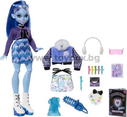Monster High - Кукла Аби Боминейбъл ,клуба „Изкуства и творчески ужаси“