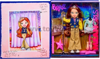 Bratz x Mean Girls Кукла Cady - колекционерска модна кукла с 2 тоалета