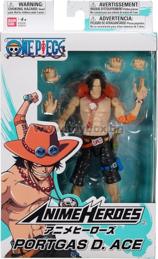 BANDAI - Аниме герой - One Piece - фигурка Портгас Д. Ейс 17 см 