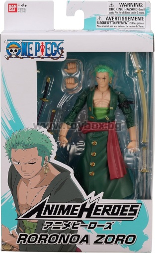 BANDAI - Аниме герой - One Piece - фигурка Ророноа Зоро 17 см 