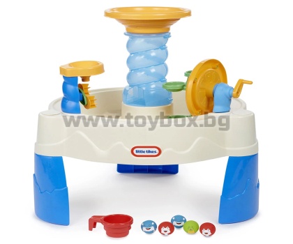 Масичка със спираловидни улеи за игра с вода Little Tikes