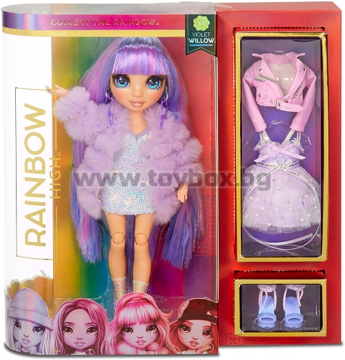 Колекционерска кукла  Rainbow High - Violet Willow