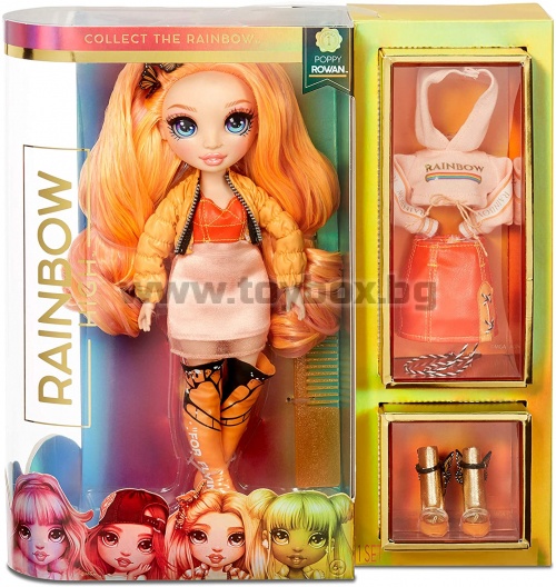 Колекционерска кукла  Rainbow High - Poppy Rowan