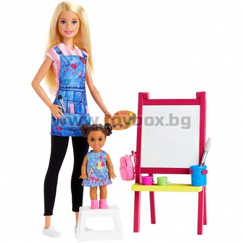Кукла Барби учителка по рисуване