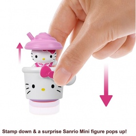 Комплект Hello Kitty - Малка фигурка 3в1 (печат, топер, ключодържател)
