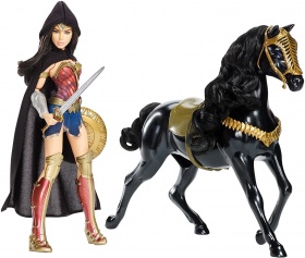 Комплект - кукла Жената Чудо с кон
