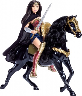 Комплект - кукла Жената Чудо с кон