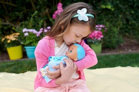 My Garden Baby: Плюшено бебе пеперудка, със синя коса
