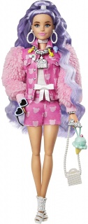 Кукла Barbie Extra - лилава коса