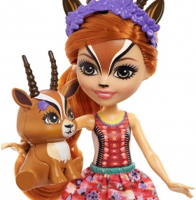 Кукла Enchantimals с животно Cabriela Gazelle & Spotter