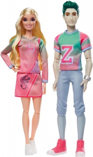 Zombies Disney 2-Pack, Addison Cheerleader and Zed Football Player Dolls