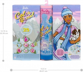 Комплект 25 изненади с кукла Color Reveal Коледен календар