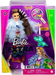 Кукла Barbie Extra - брюнетка с права коса