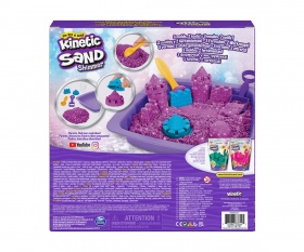 Kinetic Sand - Блестящ пясъчен замък, лилав
