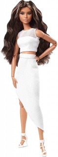 Кукла Barbie Looks, брюнетка с вълнообразна коса