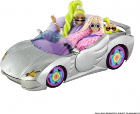 Barbie Extra - блестящ кабриолет