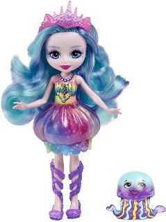 Кукла Enchantimals с животно - Jelanie Jellyfish & Stingley