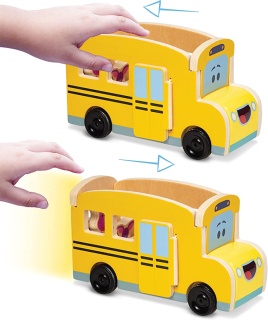 Загадките на Блу - дървен училищен автобус ,Melissa & Doug